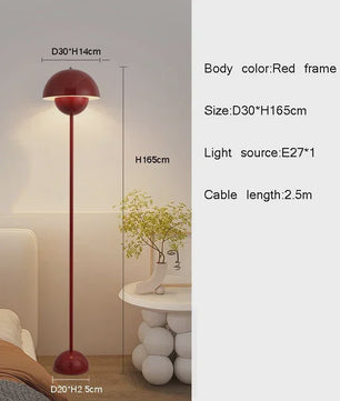 Danish Bud Design Lamp - Stijlvolle Vloerlamp en Tafellamp met E27 Fitting
