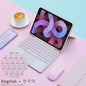 iPad Hoes met Draadloos Toetsenbord en Muis - Compatibel met 10.2, Pro 11, Air 5/4, M3/M4