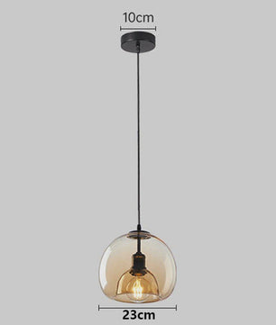 Moderne LED Hanglamp Glas - Design Plafondlamp voor Eetkamer & Woonkamer