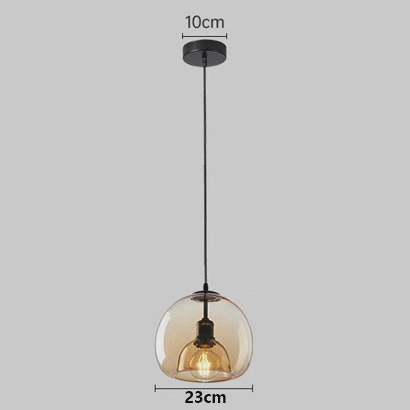 Moderne LED Hanglamp Glas - Design Plafondlamp voor Eetkamer & Woonkamer