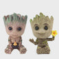 Groot Plantenpot & Decoratief Figuur - Leuke Woondecoratie