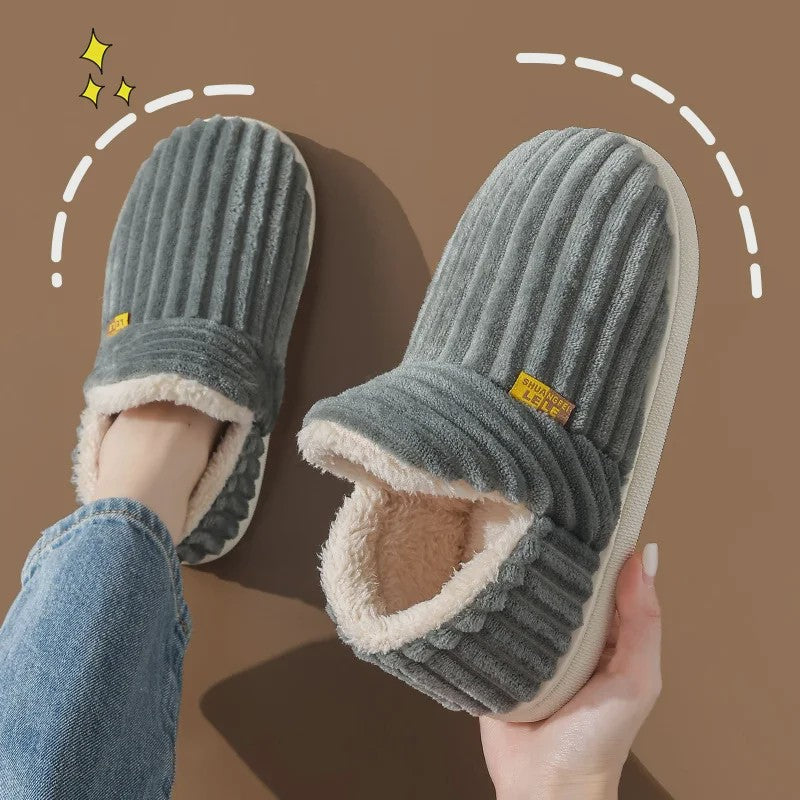 Herenslippers Winter Laarzen - Zachte Pluche & Katoen, Warm & Comfortabel voor Binnen