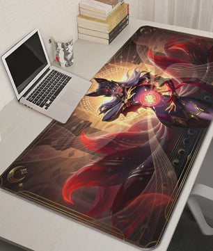 Luxe PU Leer XL Gaming Muismat - Anti-slip Bureau Mat met League of Legends Designs