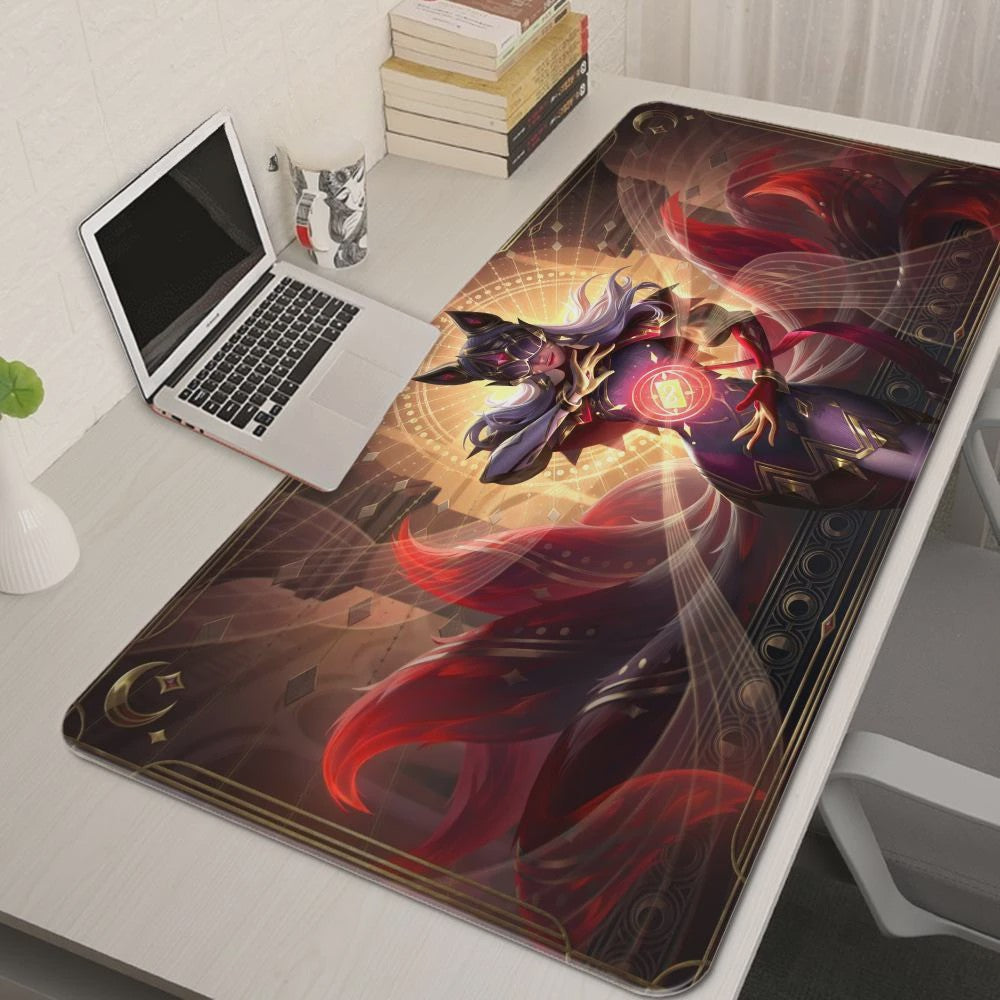 Luxe PU Leer XL Gaming Muismat - Anti-slip Bureau Mat met League of Legends Designs
