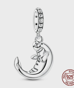 925 Sterling Zilveren Bedel Set: Dolfijn, Zeepaardje & Octopus - Blauw - DIY Armband Sieraden