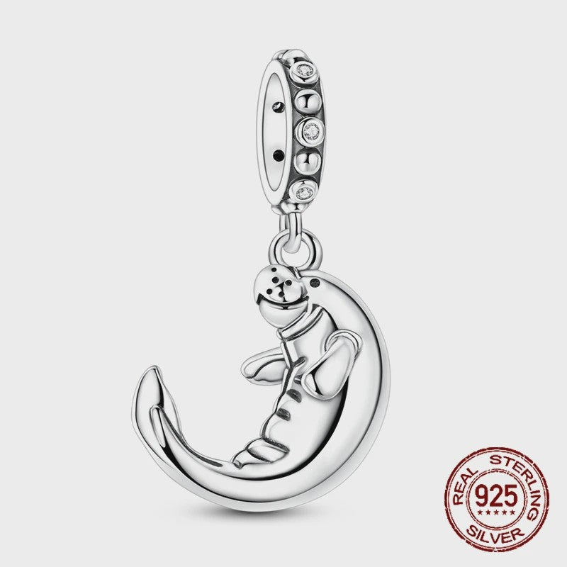 925 Sterling Zilveren Bedel Set: Dolfijn, Zeepaardje & Octopus - Blauw - DIY Armband Sieraden