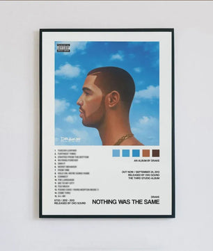 Drake Album Cover Posters - Canvas Muurdecoratie