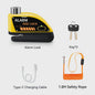 Motorfiets Schijfrem Alarm Slot 120dB Anti-diefstal Beveiliging Scooter Fiets
