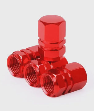Set Aluminium Ventieldopjes - Universeel voor Auto, Motor, Fiets - Stof- en Waterdicht