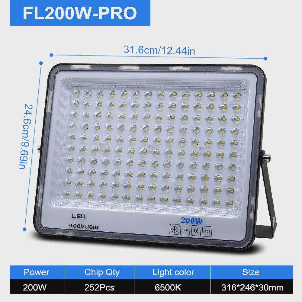 Krachtige LED Floodlight 50W-300W IP66 Waterdicht - Koel Wit 6500K