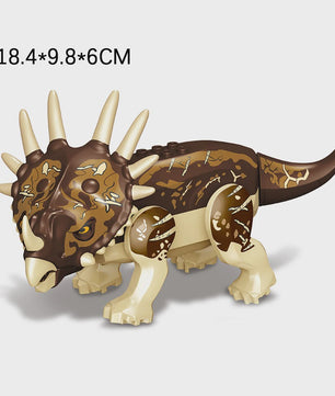 Grote Bouwblok Dinosaurus Speelgoed - Indominus Rex & Tyrannosaurus Rex Modellen