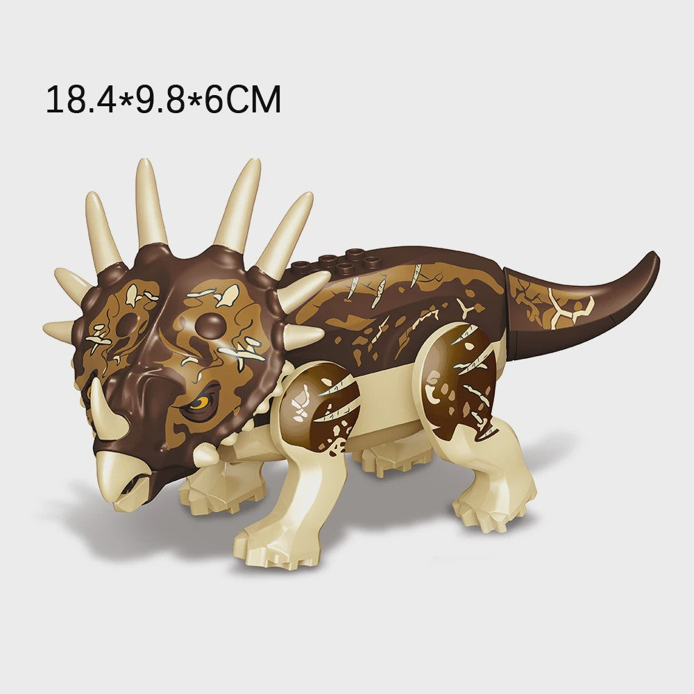 Grote Bouwblok Dinosaurus Speelgoed - Indominus Rex & Tyrannosaurus Rex Modellen
