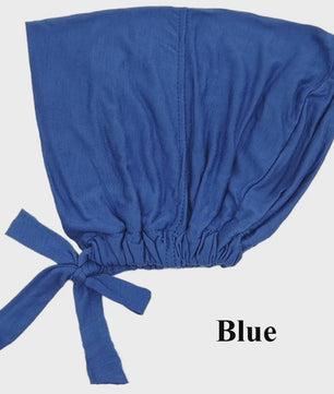 Zachte Modal Binnen Hijab Cap met Strik - Islamitische Turban Hoofddoek