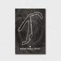 Formule 1 Circuit Poster Canvas - F1 Race Track Kunst Print voor Woonkamer Decoratie