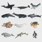 Plastic Dieren Speelgoed Collectie: Zee, Land & Insecten Miniatuur Set voor Kinderen