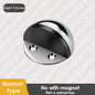 RVS Deurstopper met Sticker & Schroef - Zonder Boren, Magnetisch of Normaal