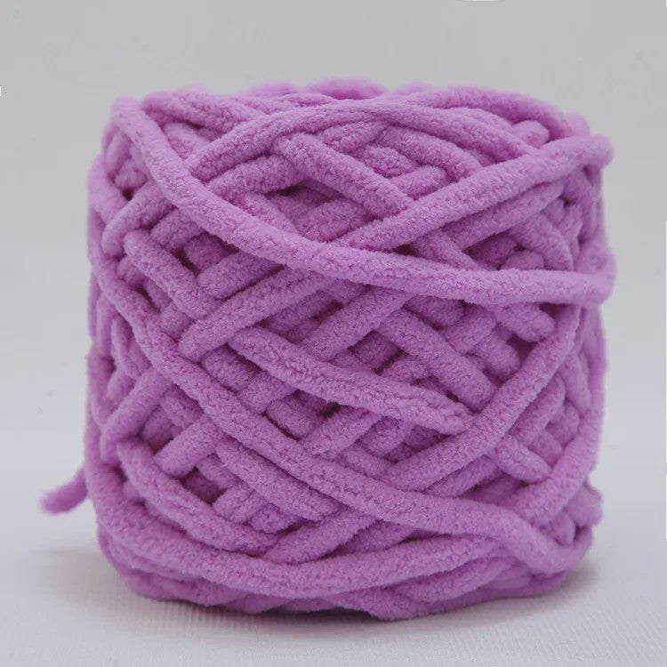 Chenille Garen 100g/bol - Super Zacht Dik Wol Garen voor Handbreien, DIY Sjaals & Projecten