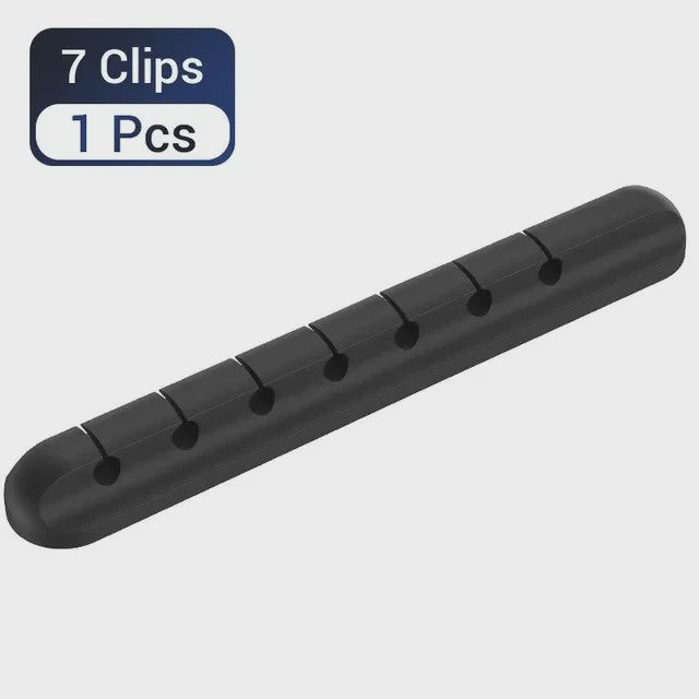 Universele Kabel Organizer Clips - Houd uw Bureau Netjes en Georganiseerd