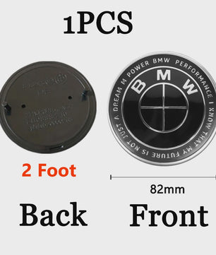 BMW Embleem Vervanging 74/82mm - Motorkap, Kofferbak Badge