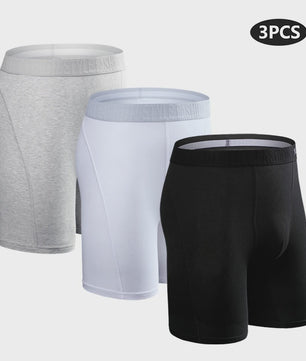 Set van 3 Heren Long Boxershorts - Comfortabel Katoen