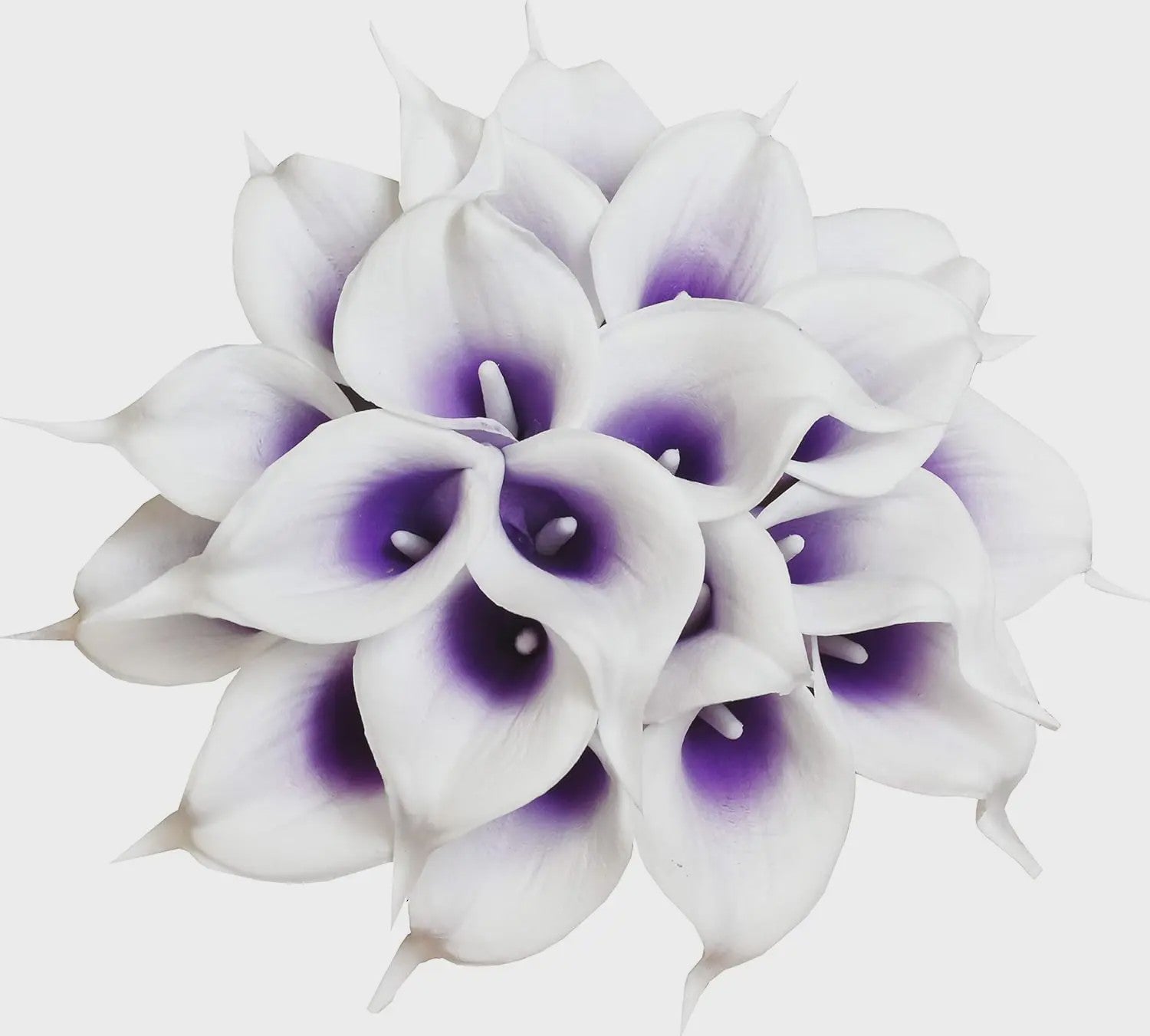 20x Kunstbloemen Calla Lelie - Real Touch Latex - Pure Wit