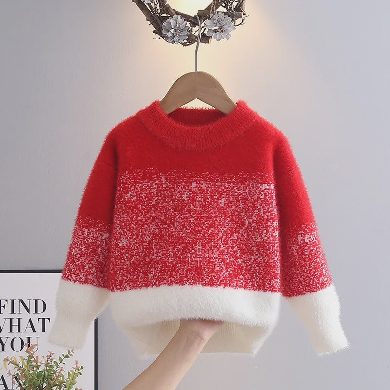 Schattige Gebreide Trui voor Meisjes - Elegante Winterkleding voor Kinderen