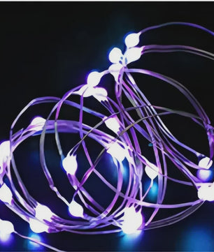 Set van 10x LED Koperdraad Lichtjes - 1m tot 5m - Sfeerverlichting voor Feest, Bruiloft, Kerst & Decoratie