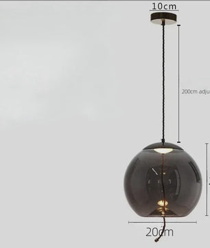 Moderne Glazen LED Hanglamp - Stijlvolle Verlichting voor Woonkamer, Keuken & Bar