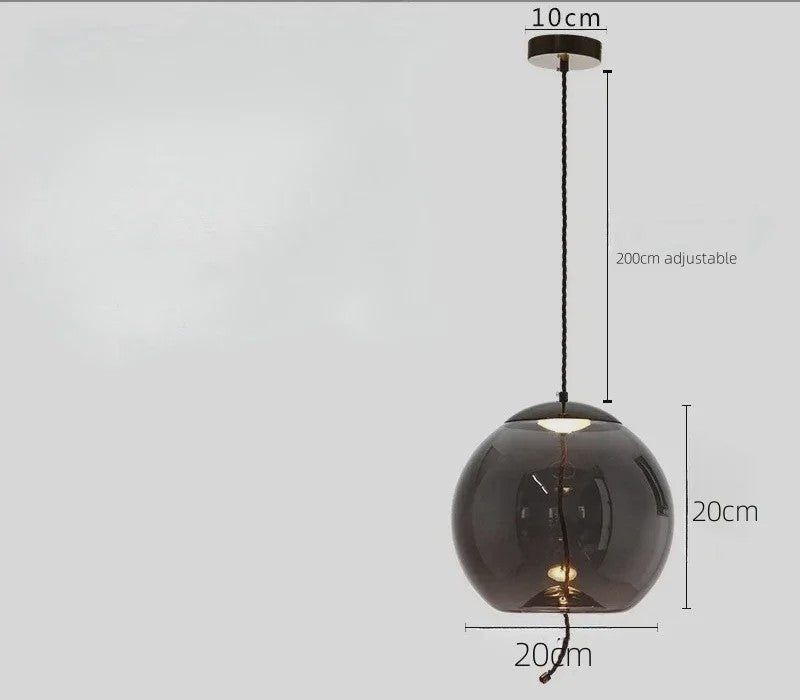 Moderne Glazen LED Hanglamp - Stijlvolle Verlichting voor Woonkamer, Keuken & Bar