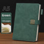 Luxe Vintage A5 Leren Notitieboek met Gepersonaliseerde Kaft - Perfect voor Werk & Studie