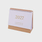 2027 Bureaukalender Maandkalender - Spiraalbinding, Opvouwbaar & Staand - Ideaal voor Planner, Kantoor & Thuis