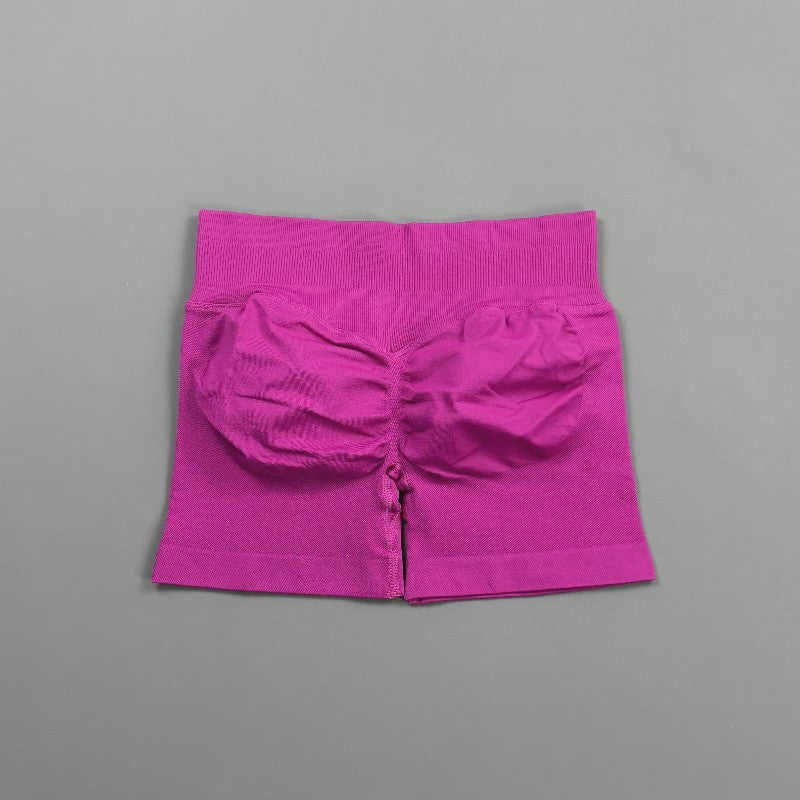 HISTELLO Seamless Biker Shorts Dames - Low Waist Scrunch Butt voor Fitness & Yoga