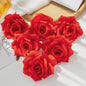 100x Kunst Rozen Hoofden 10cm - Decoratie voor Bruiloft, Kerst, Scrapbooking & Meer