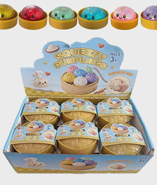 Glitter Dumpling Squishy: Zachte Stressbal voor Eindeloos Speelplezier
