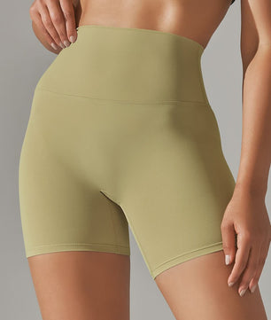 Dames Sportshorts Hoge Taille Squat Proof - Sneldrogend voor Yoga, Fitness & Fietsen