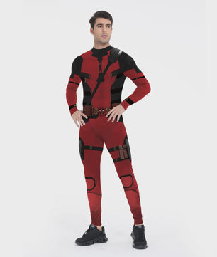 Deadpool & Wolverine Dual Cosplay Jumpsuit - Superhelden Outfit voor Kinderen & Volwassenen