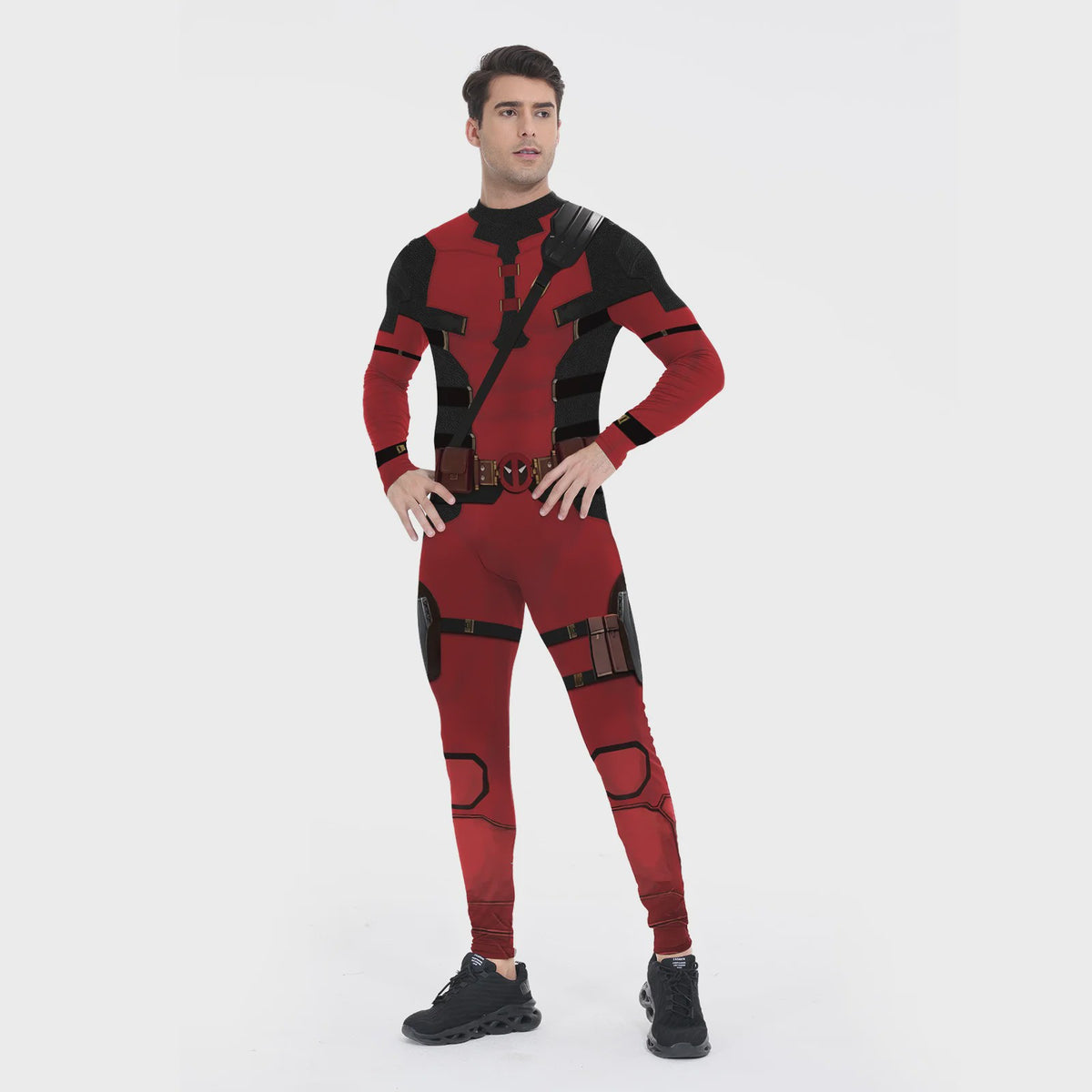 Deadpool & Wolverine Dual Cosplay Jumpsuit - Superhelden Outfit voor Kinderen & Volwassenen