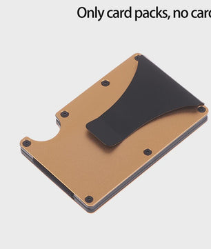 Minimalistische RFID Portemonnee met Geldclip - Slank & Krasbestendig Kaarthouder