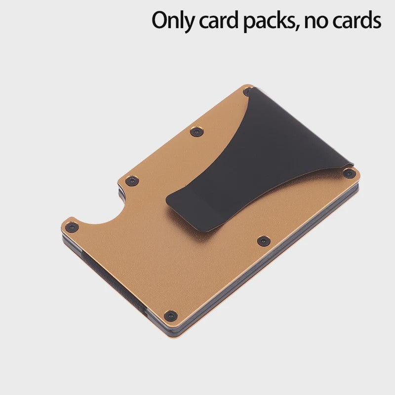 Minimalistische RFID Portemonnee met Geldclip - Slank & Krasbestendig Kaarthouder