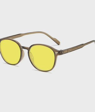 SEAMERGO Retro Unisex Nachtzicht Bril - UV Bescherming, Anti Blauw Licht & Straling