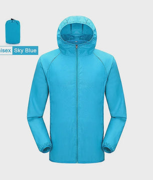 Unisex Winddichte & Waterdichte Outdoor Jas - Sneldrogend & UV-beschermend