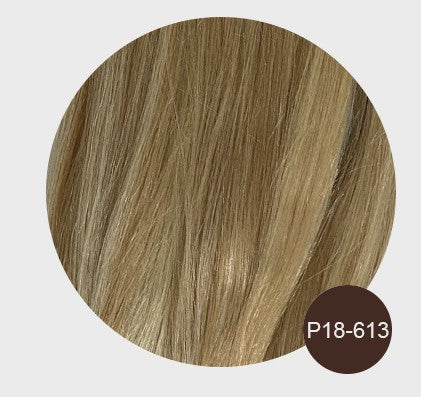8-delige Clip-in Haarverlenging van Echt Menselijk Haar - Steil & Duurzaam