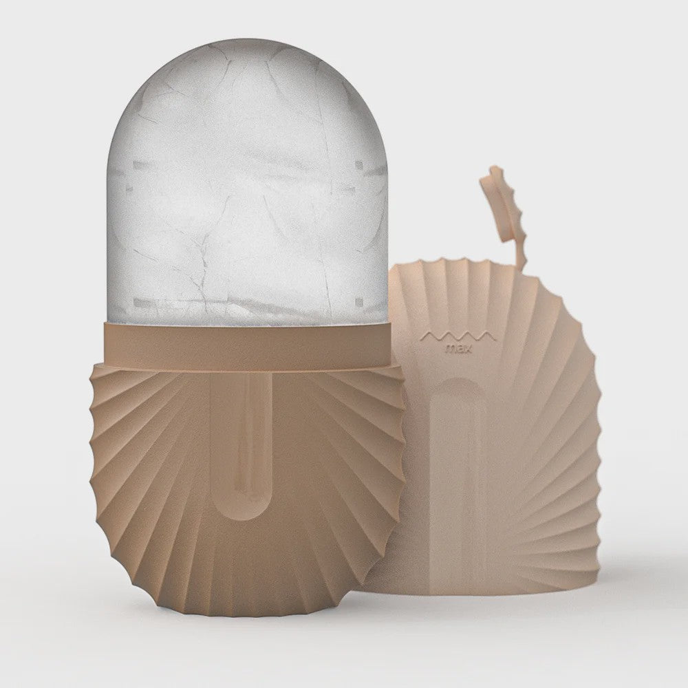Gezichtsroller & Gua Sha Set: Luxe Roestvrij Staal & IJsroller voor Huidverzorging