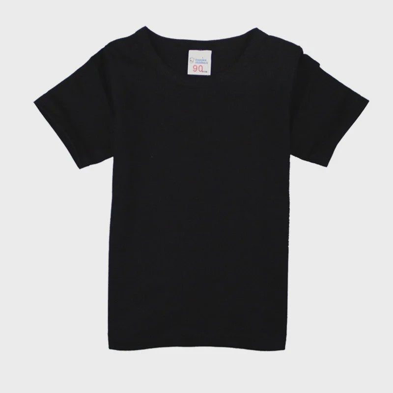 Kinder T-shirt Korte Mouw Katoen Zomer - Jongens & Meisjes (1-14 Jaar)