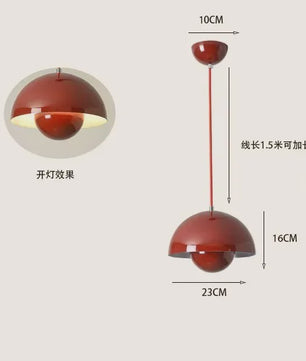 Moderne Design Hanglamp 'Bud' - 23cm - Meerdere Kleuren - Sfeervolle Verlichting
