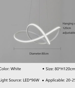 Moderne LED Hanglamp - Stijlvolle Verlichting voor Woonkamer, Eetkamer & Slaapkamer