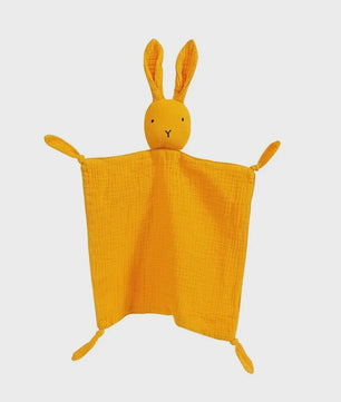 Zacht Muslin Baby Knuffeldoekje met Konijn - Comfort & Slaapmaatje voor Pasgeborenen