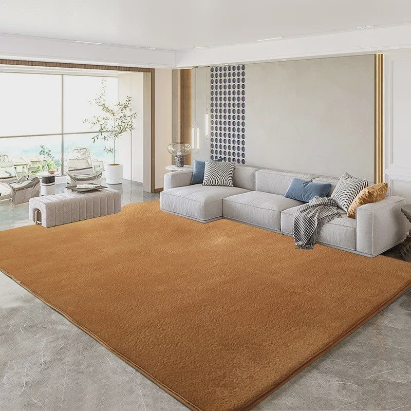 Zacht Coral Fleece Vloerkleed Grijs - Comfortabel voor Woonkamer, Slaapkamer & Kinderkamer