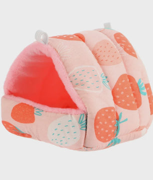 Zacht Hamsterhuisje met Schattige Dierenprints - Warm en Comfortabel Nestje
