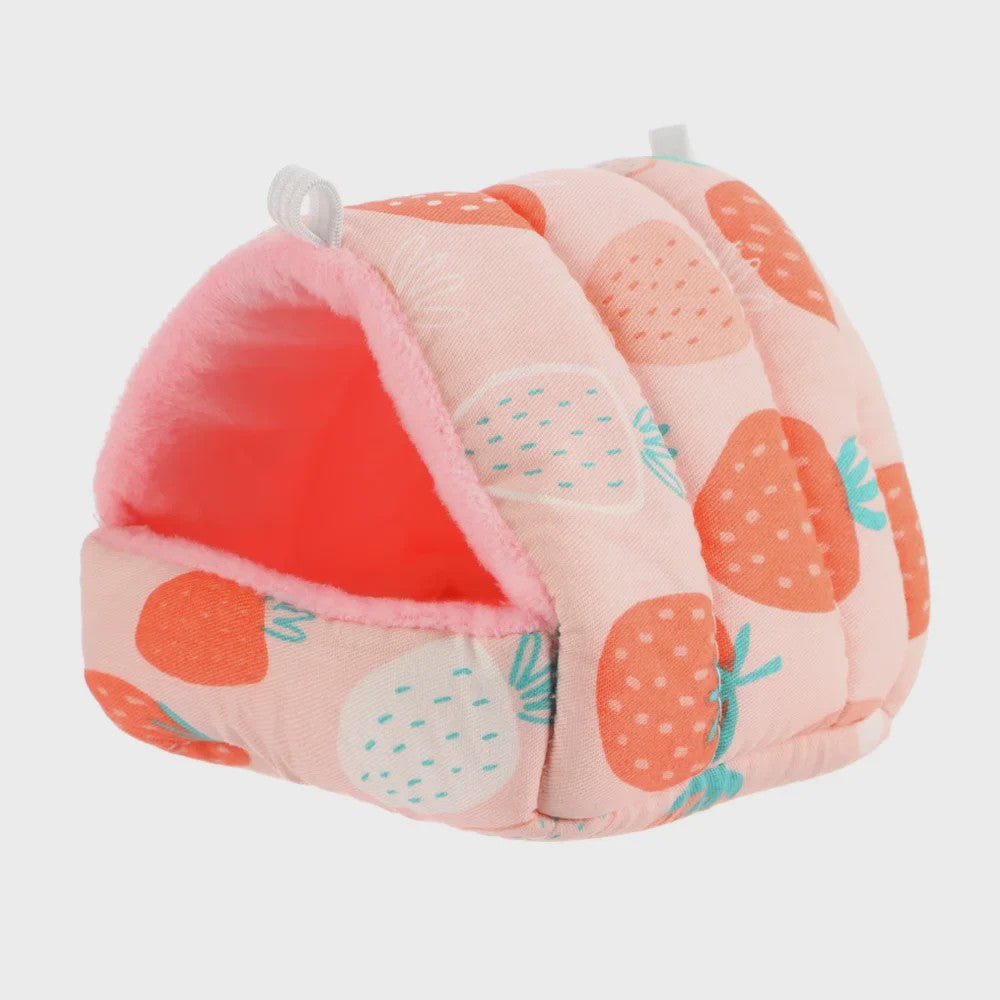 Zacht Hamsterhuisje met Schattige Dierenprints - Warm en Comfortabel Nestje